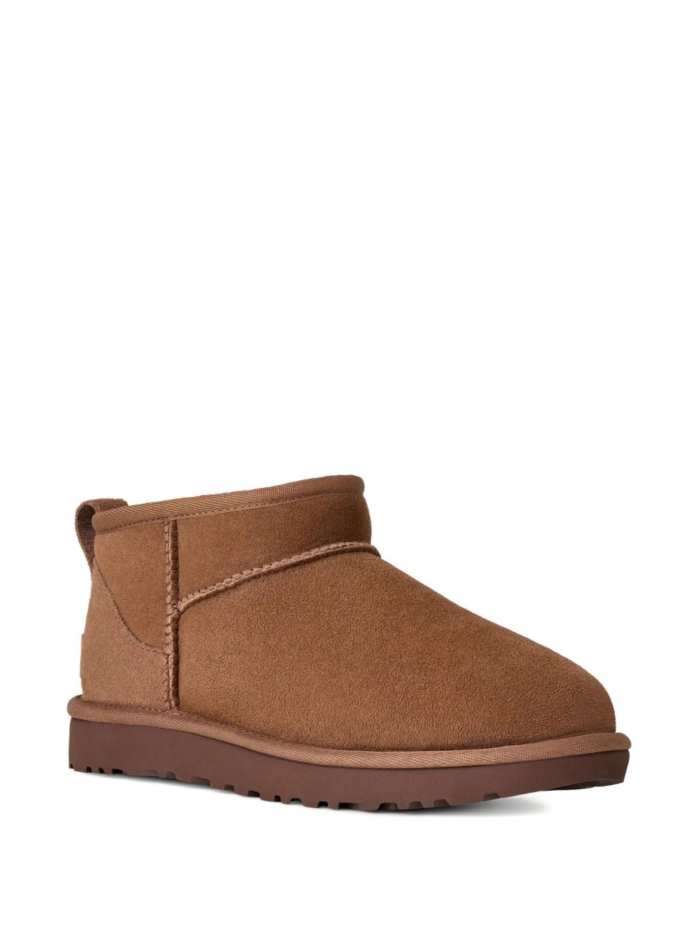 Ugg Australia Classic Ultra Mini Shearling Suede Boots Brown