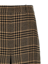 Saint Laurent Prince of Wales Checked Wool Trousers Black