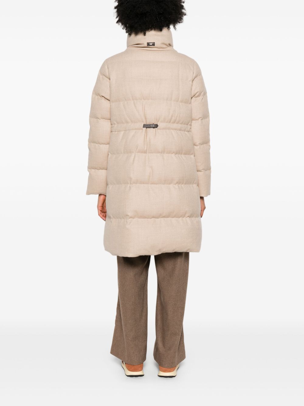 Herno Powder Wool-Blend Coat Powder