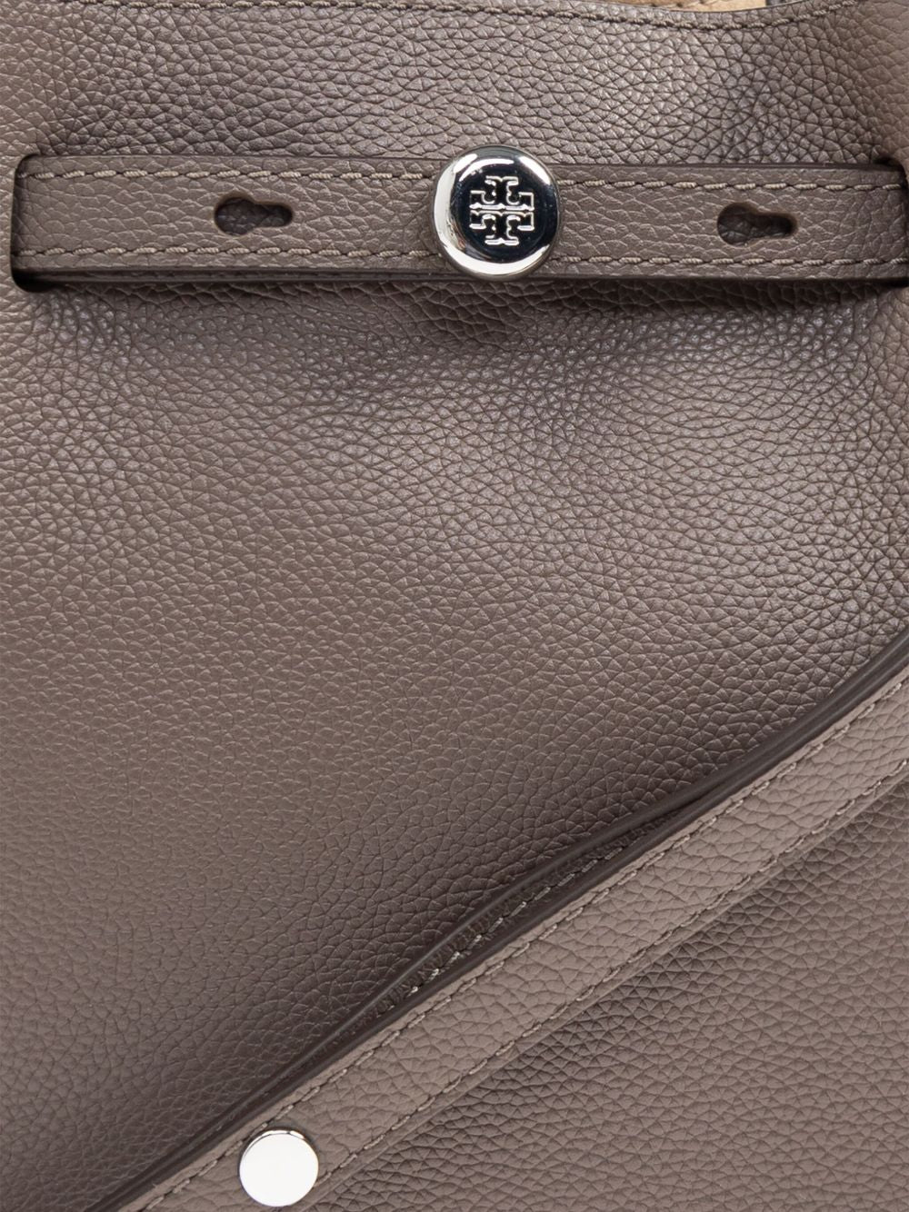 Tory Burch Romy Leather Tote Bag Light Brown