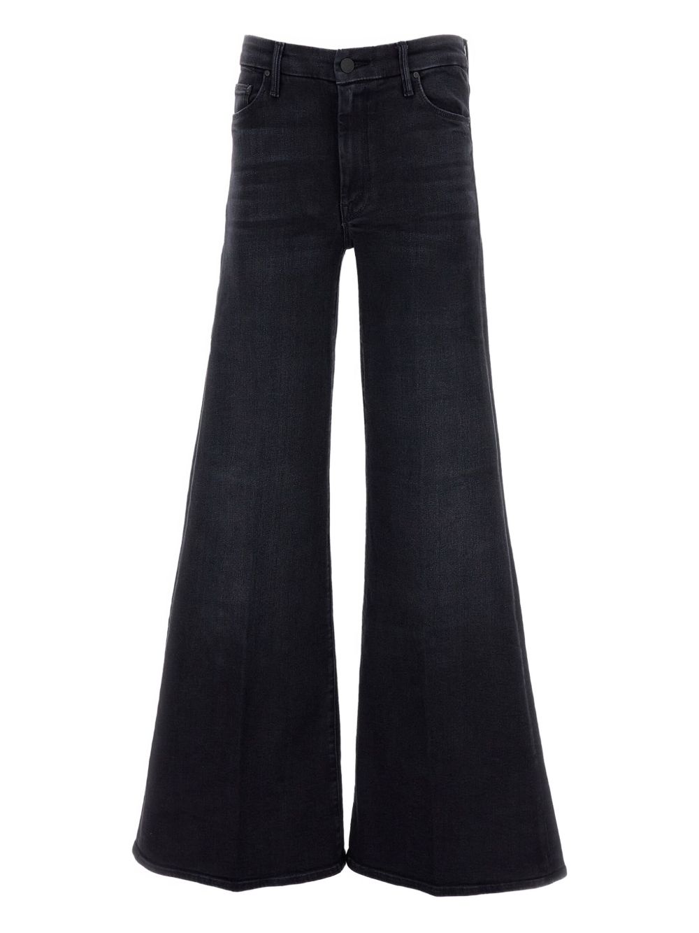 Mother Wide-Leg High Waist Denim Jeans Blue