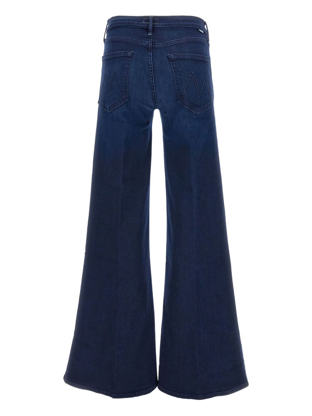 Mother The Twister Sneak Silk & Nylon Denim Jeans Blue blue