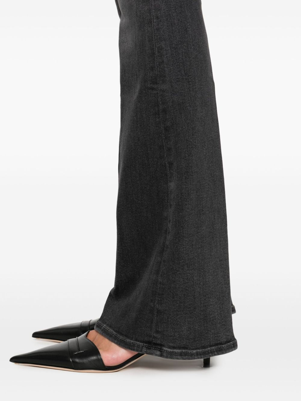 Mother The Weekender Grey Cotton-Blend Jeans Grey
