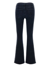 Mother The Weekender Silk-Nylon Blend Flared Jeans Blue blue
