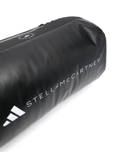 Adidas By Stella McCartney Spacious Silk & Nylon Logo Gym Bag Black