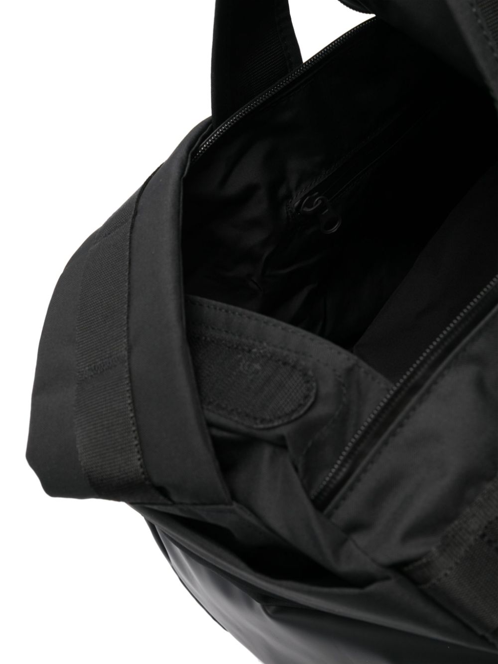 Adidas By Stella McCartney Spacious Silk & Nylon Logo Gym Bag Black