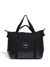 Adidas By Stella McCartney ASMC Silk & Nylon Logo Shopper Bag Black