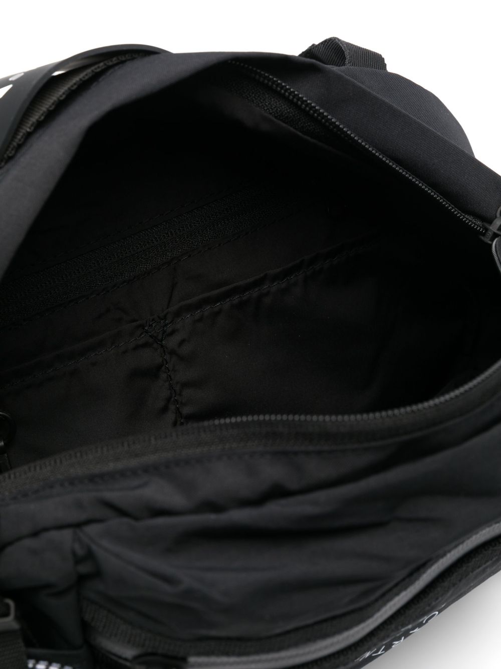 Adidas By Stella McCartney Multisport Logo Silk & Nylon Belt Bag Black