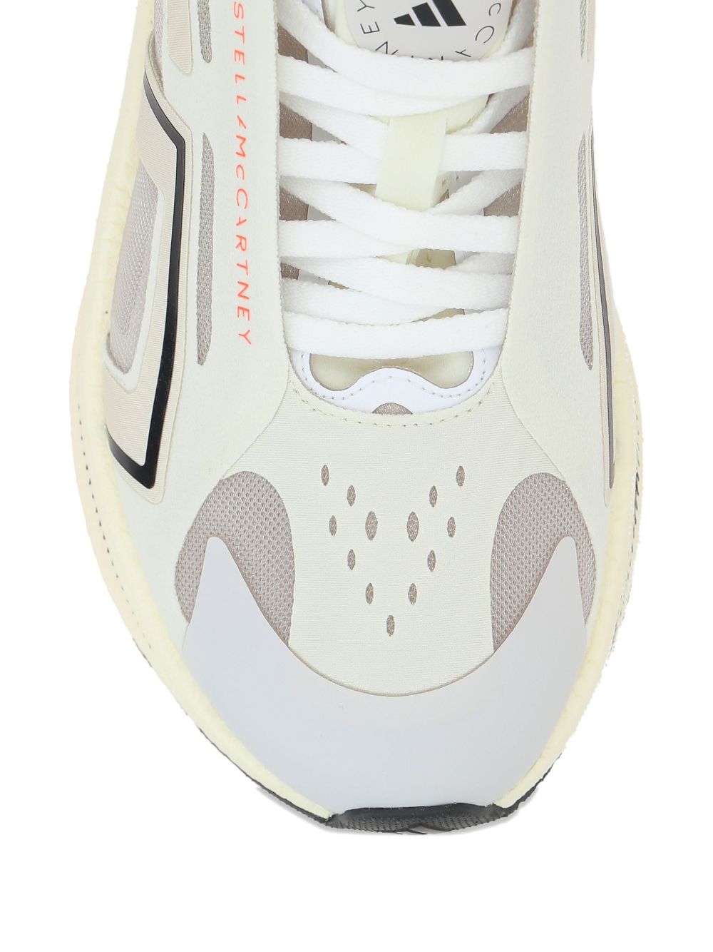 Adidas By Stella McCartney Ultraboost 5 mesh and rubber sneakers ivory Ivory
