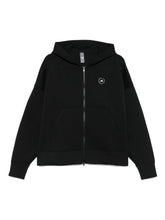 Adidas By Stella McCartney Hooded Zip-Up Scuba Sweatshirt Black Black