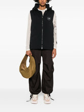 Adidas By Stella McCartney Hooded Zip-Up Sleeveless Vest Black Black