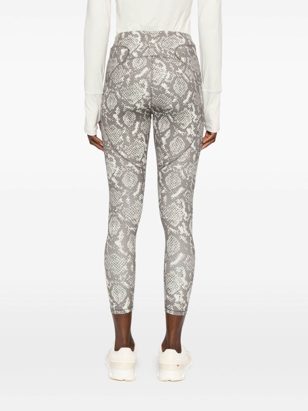 Adidas By Stella McCartney ankle length Printed leggings Grey