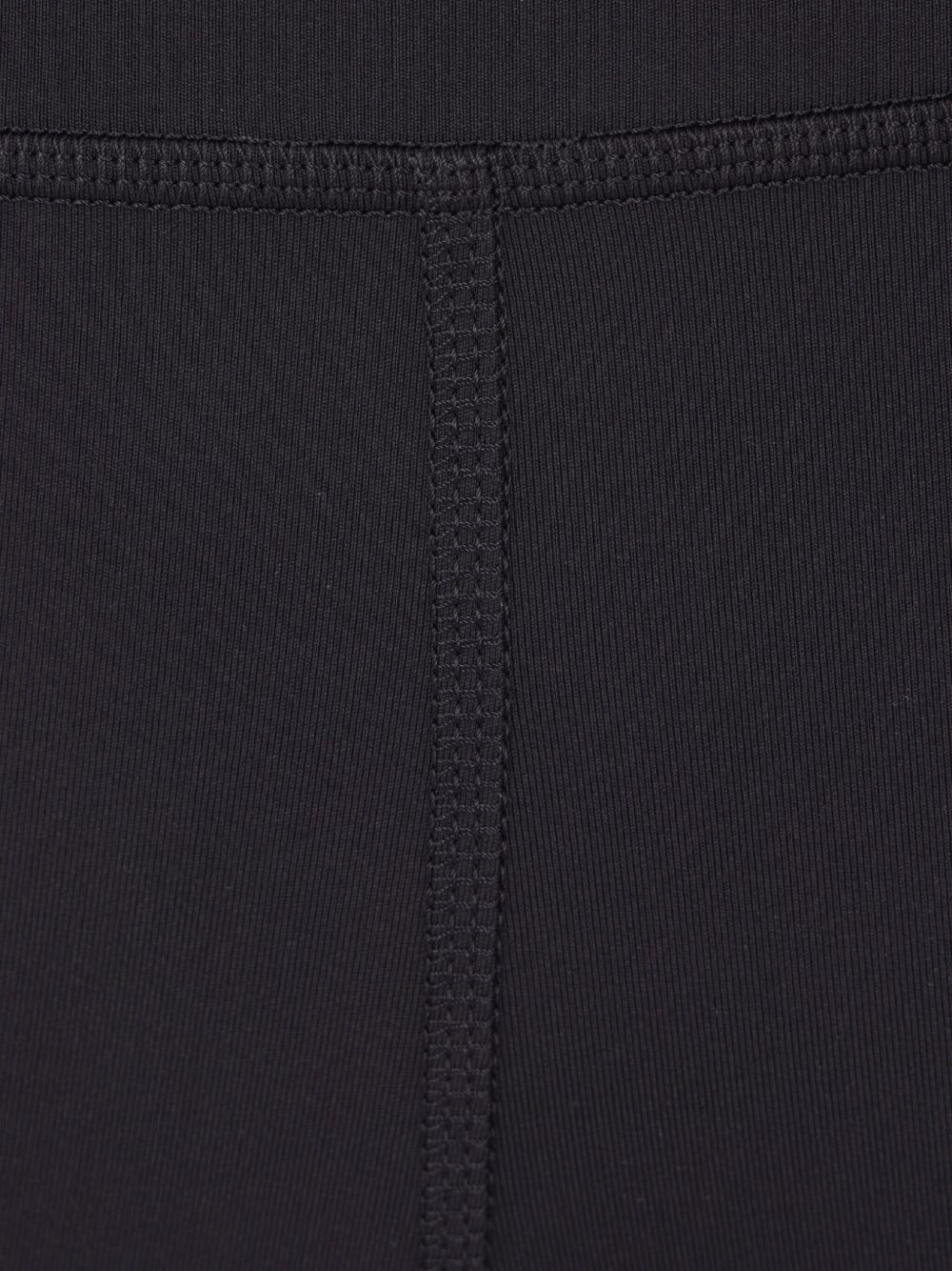Adidas By Stella McCartney High-Waist Ribbed Logo Shorts Black