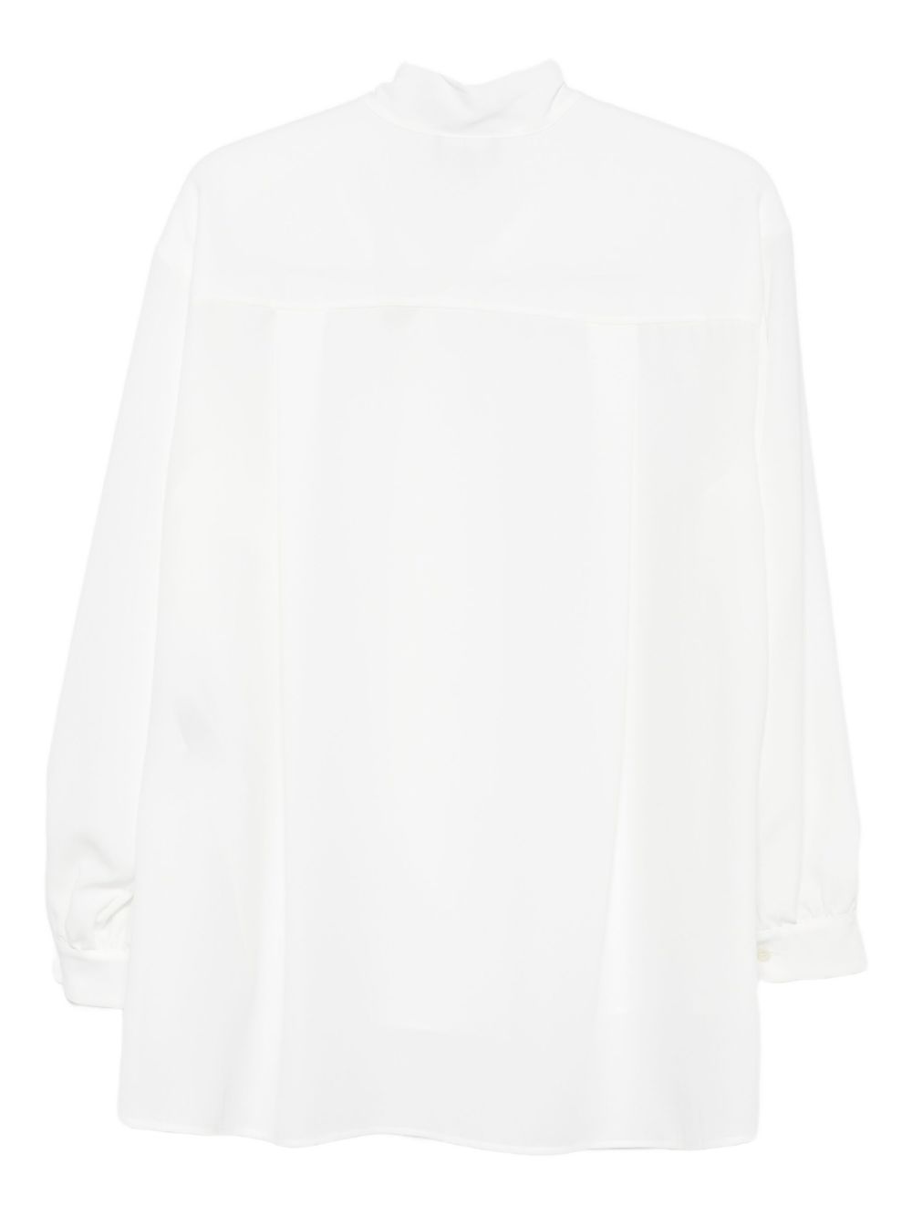 Emporio Armani Bow-Tie Blouse in White White