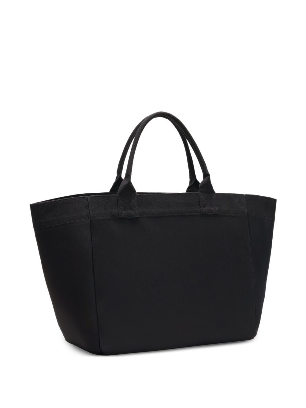 Ganni Puppy XXL Embossed Recycled Cotton Tote Bag Grey