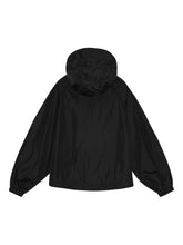 Ganni Longline Recycled Nylon Blouson Jacket Black
