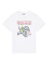 Ganni Neon Puppy Graphic Organic Cotton T-Shirt White