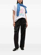 Ganni Neon Kitty Organic Cotton T-Shirt White