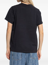 Ganni Neon Kitty Organic Cotton Graphic T-Shirt Grey