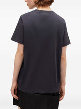 Ganni Floral and Graphic-Print Organic Cotton T-Shirt Grey