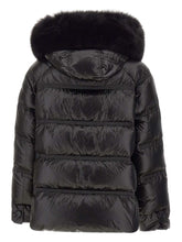 Peuterey Long Puffer Jacket in Black Black