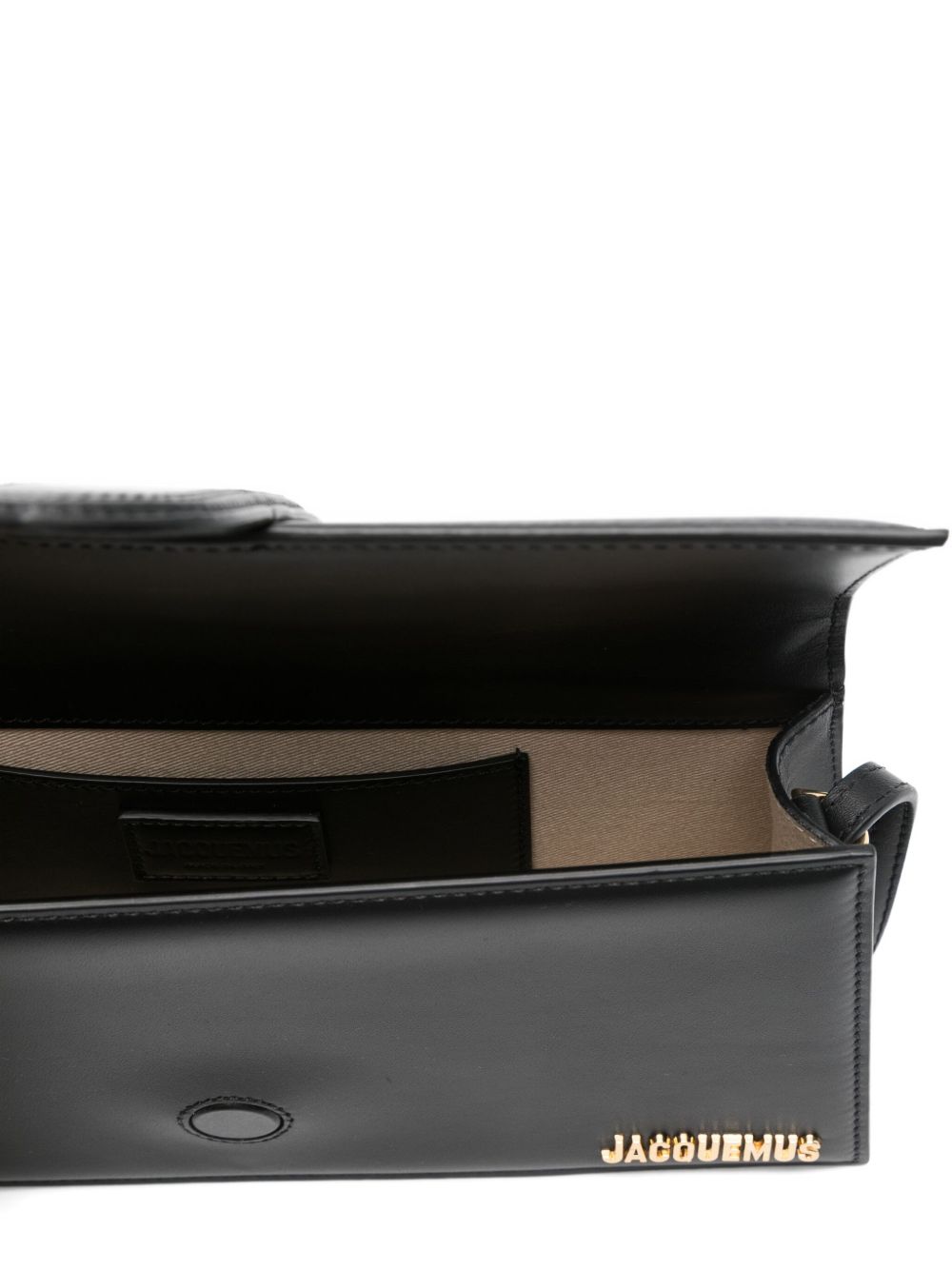 JACQUEMUS Le Bambino Long Shoulder Bag in Black