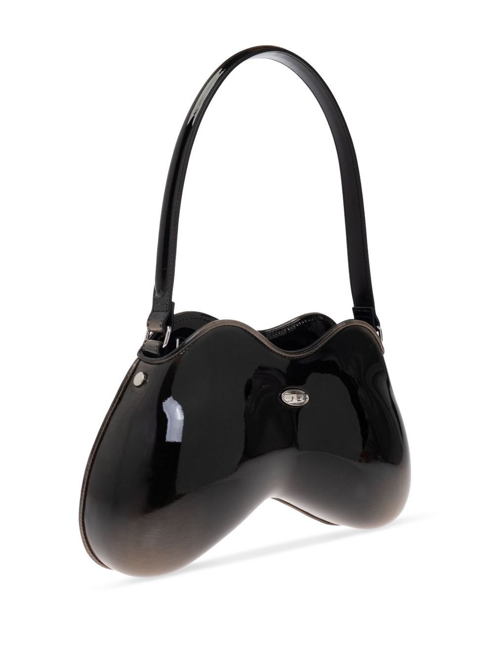 Diesel Double-D Shoulder Bag Black Black