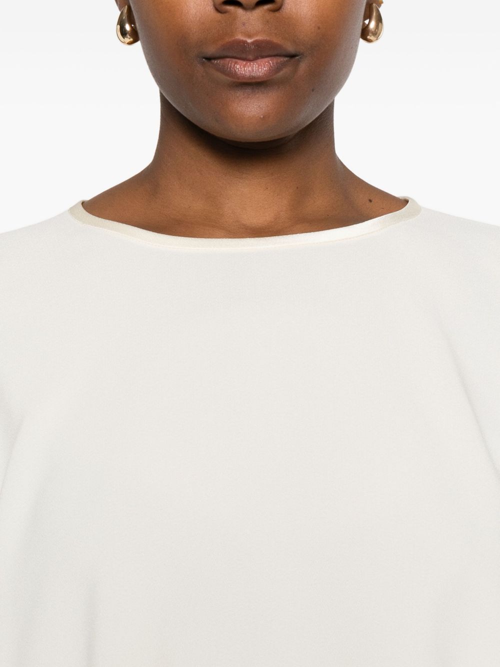 Forte Forte Satin Ivory Blouse Ivory