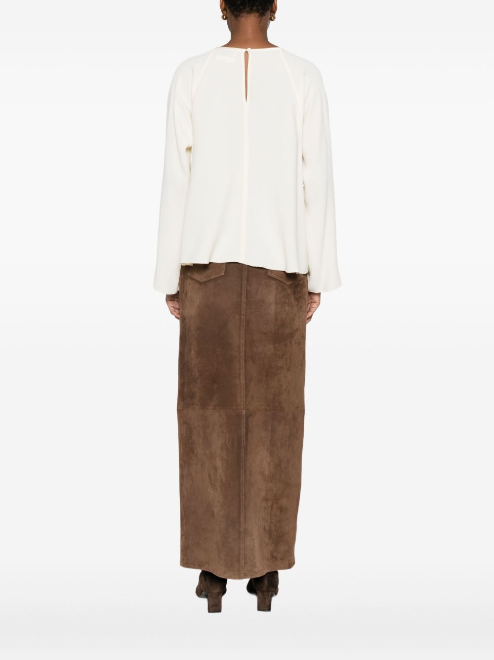 Forte Forte Satin Ivory Blouse Ivory