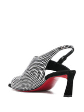 Christian Louboutin Viva Condora Strass crystal-embellished black sandals Black