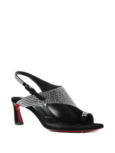 Christian Louboutin Viva Condora Strass crystal-embellished black sandals Black