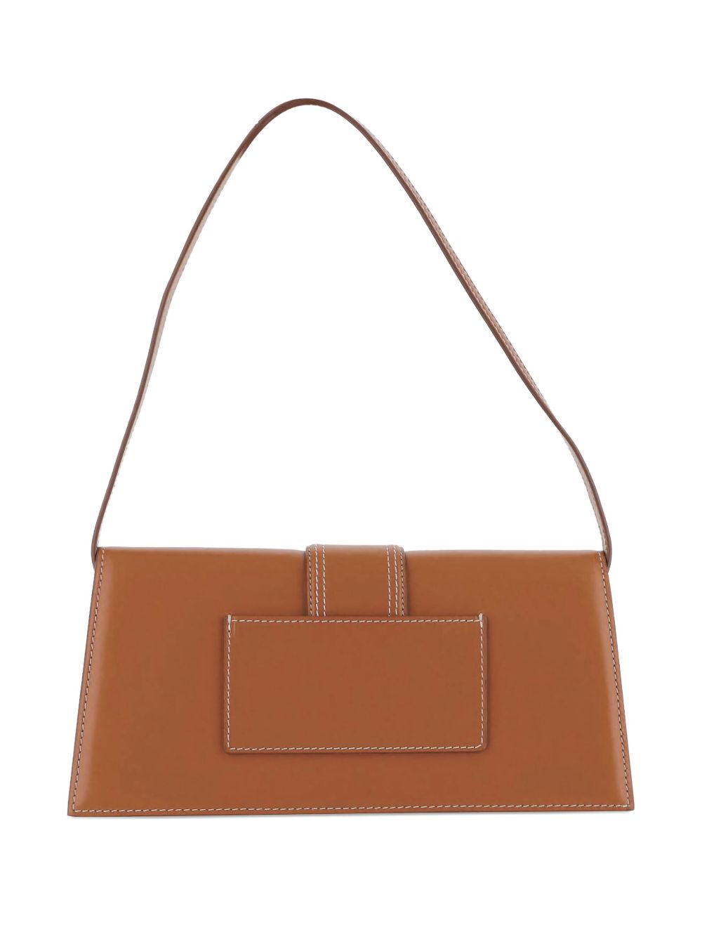 JACQUEMUS Le Bambino Long Shoulder Bag in Leather Brown