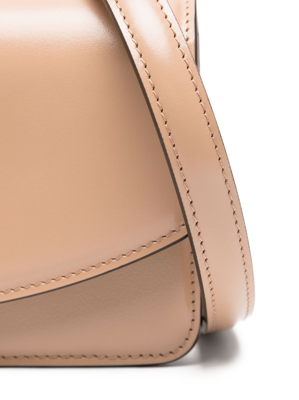 Valentino Garavani VLogo Signature Small Calf Leather Clutch Powder