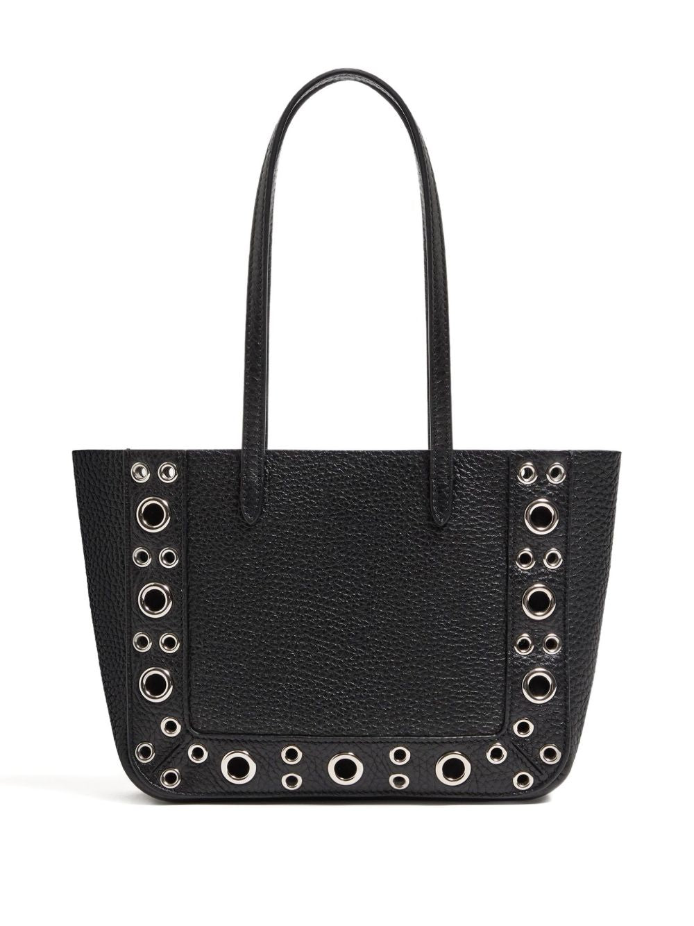 Valentino Garavani Nellcôte Mini Grainy Calfskin Shopping Bag Black
