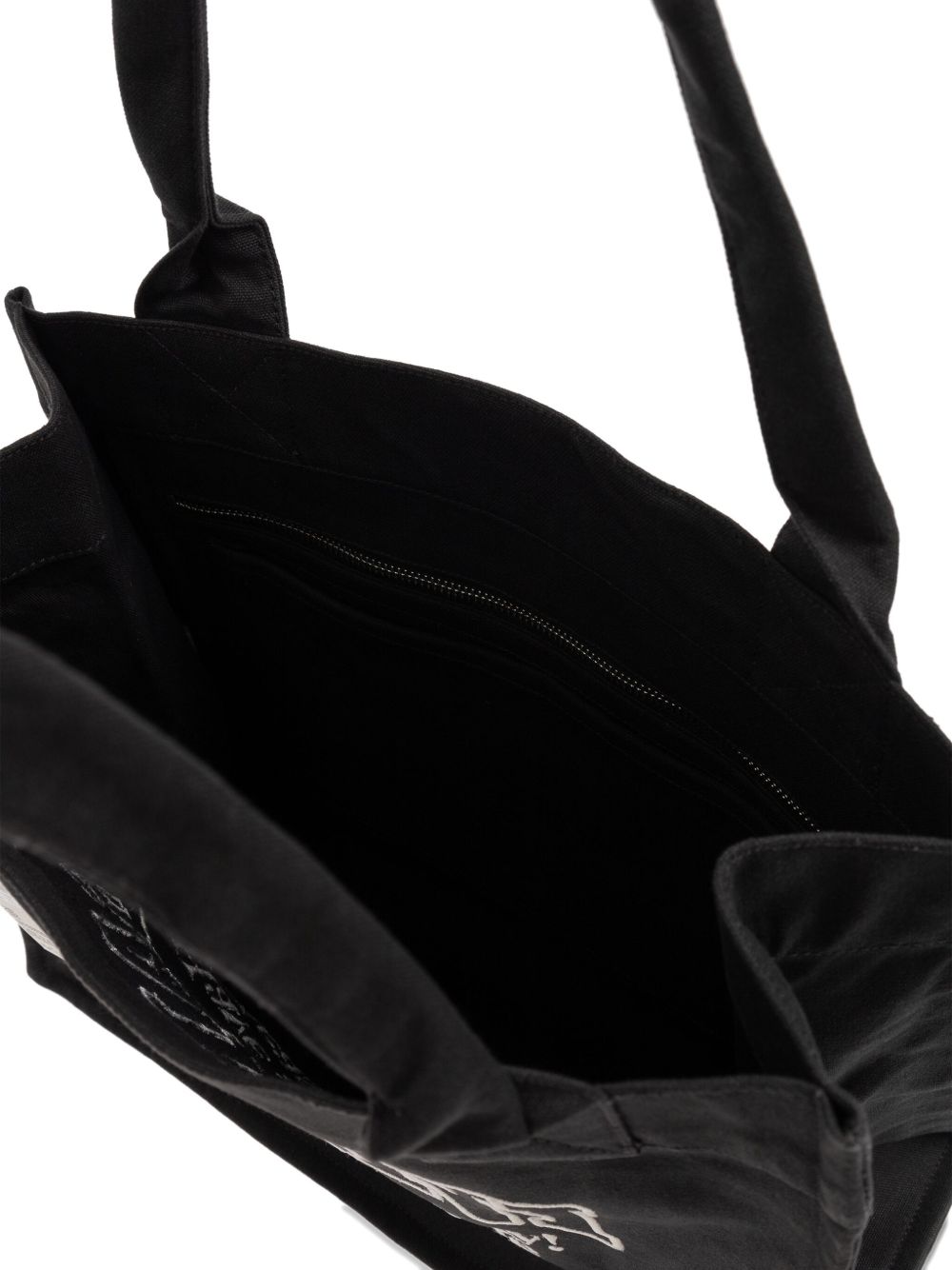 Ganni Recycled Cotton Large Tote Bag Grey