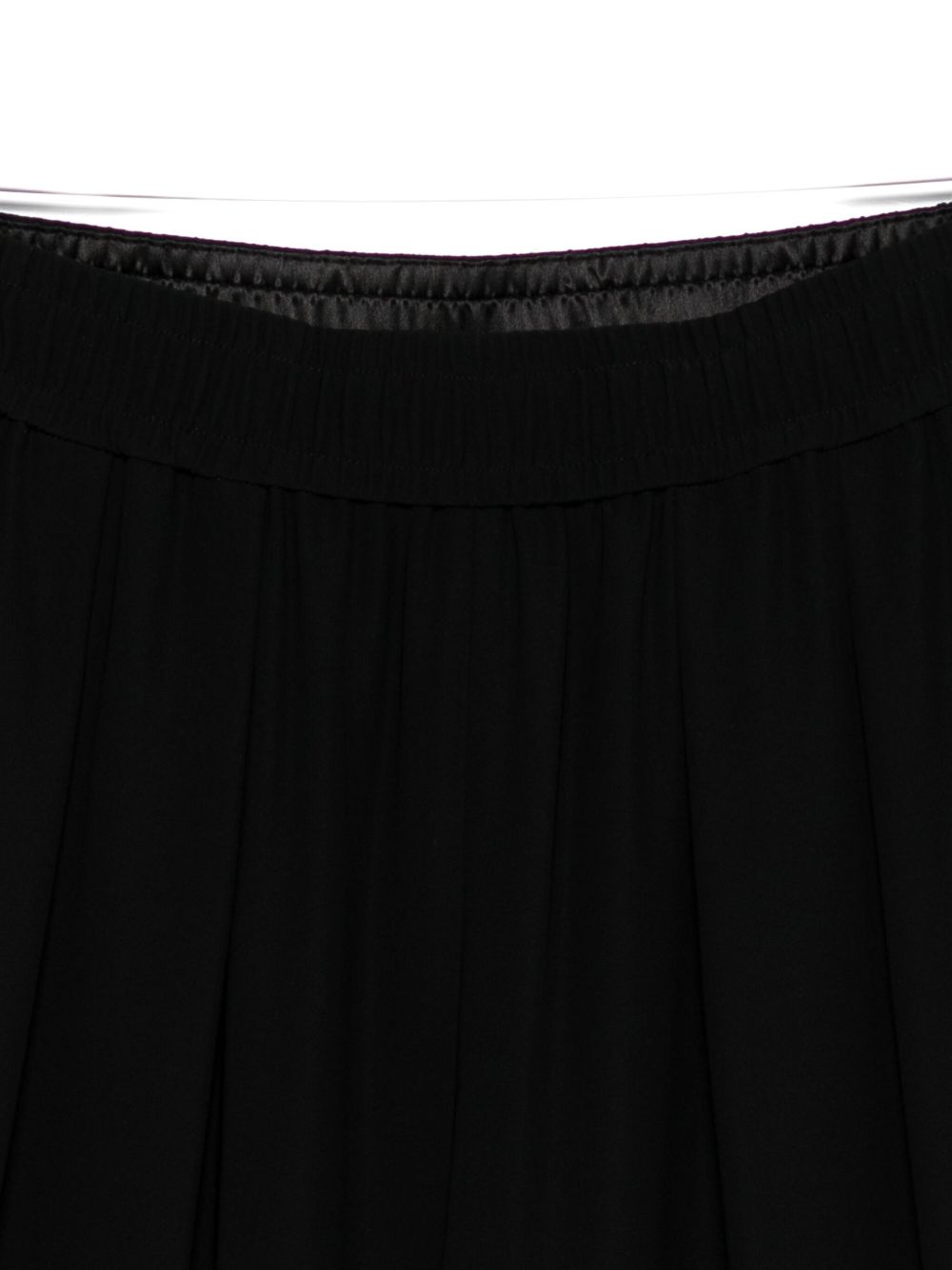 Emporio Armani Straight-Leg Pleated Trousers Black black