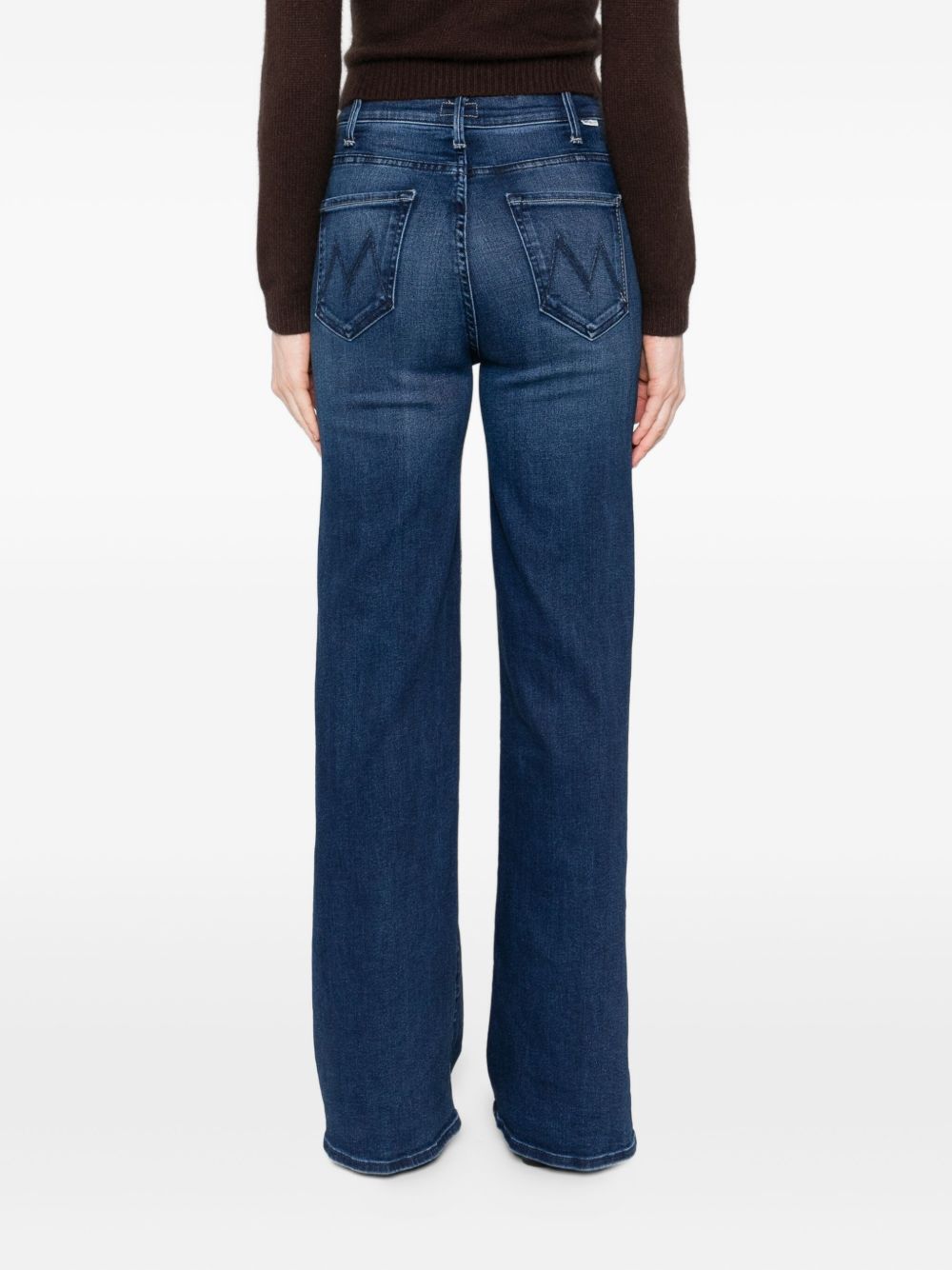 Mother The Hustler Roller Sneak Blue Jeans Blue