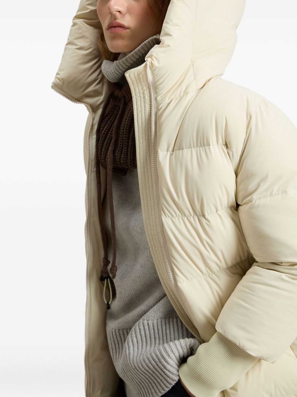 Woolrich Cloud Madison Quilted Down Jacket White