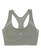 Adidas By Stella McCartney Logo Gym Bra Green