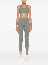 Adidas By Stella McCartney High-Rise Logo Leggings Green