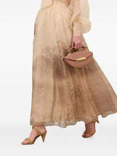 Zimmermann Balloon-Sleeve Silk Pussy-Bow Shirt Beige
