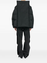 MM6 Maison Margiela Short Down Puffer Jacket in Black black
