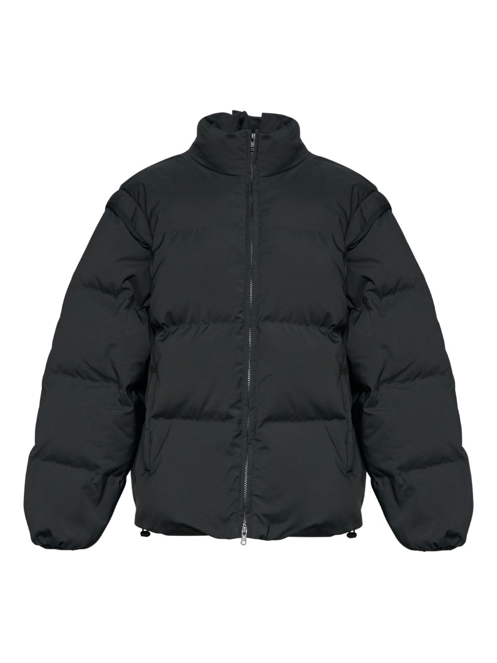 MM6 Maison Margiela Short Down Puffer Jacket in Black black