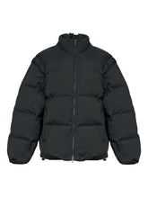 MM6 Maison Margiela Short Down Puffer Jacket in Black black