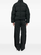 MM6 Maison Margiela Short Down Puffer Jacket in Black black