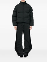 MM6 Maison Margiela Short Down Puffer Jacket in Black black