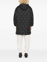 Woolrich Quilted Hooded Black Jacket Black