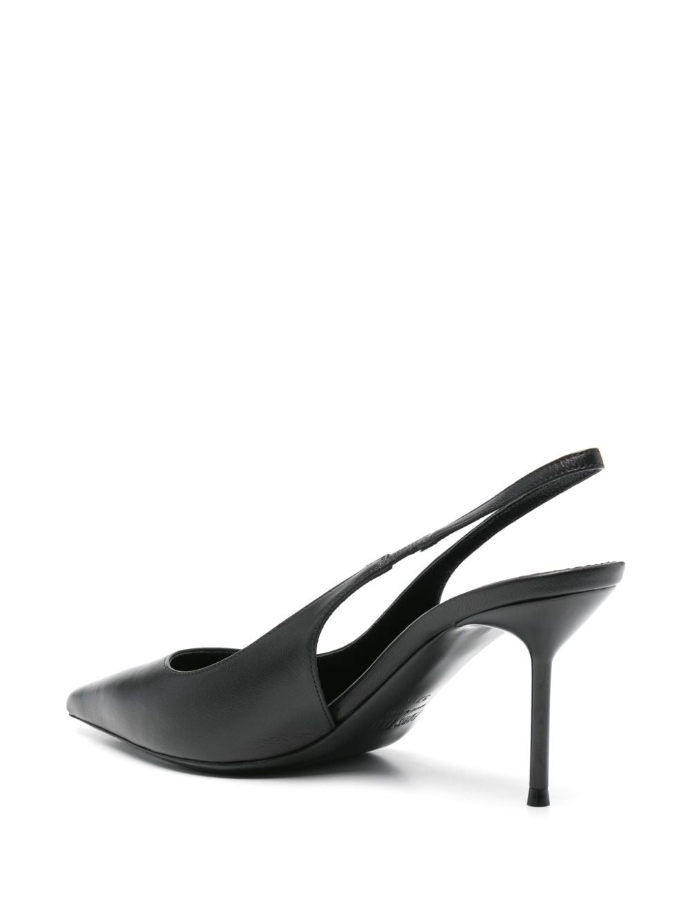 Paris Texas With Heel Patent Leather Slingback Pumps Black