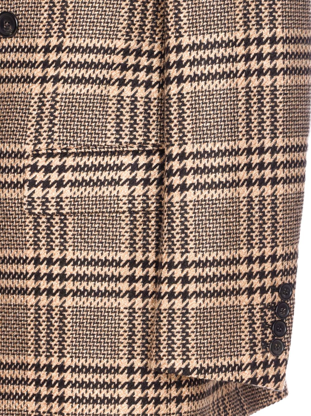 Saint Laurent Double-Breasted Wool-Blend Jacket Black