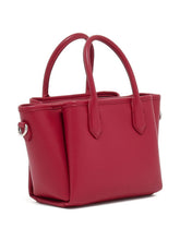 Emporio Armani Small Pebbled Shopper Bag in Bordeaux Bordeaux